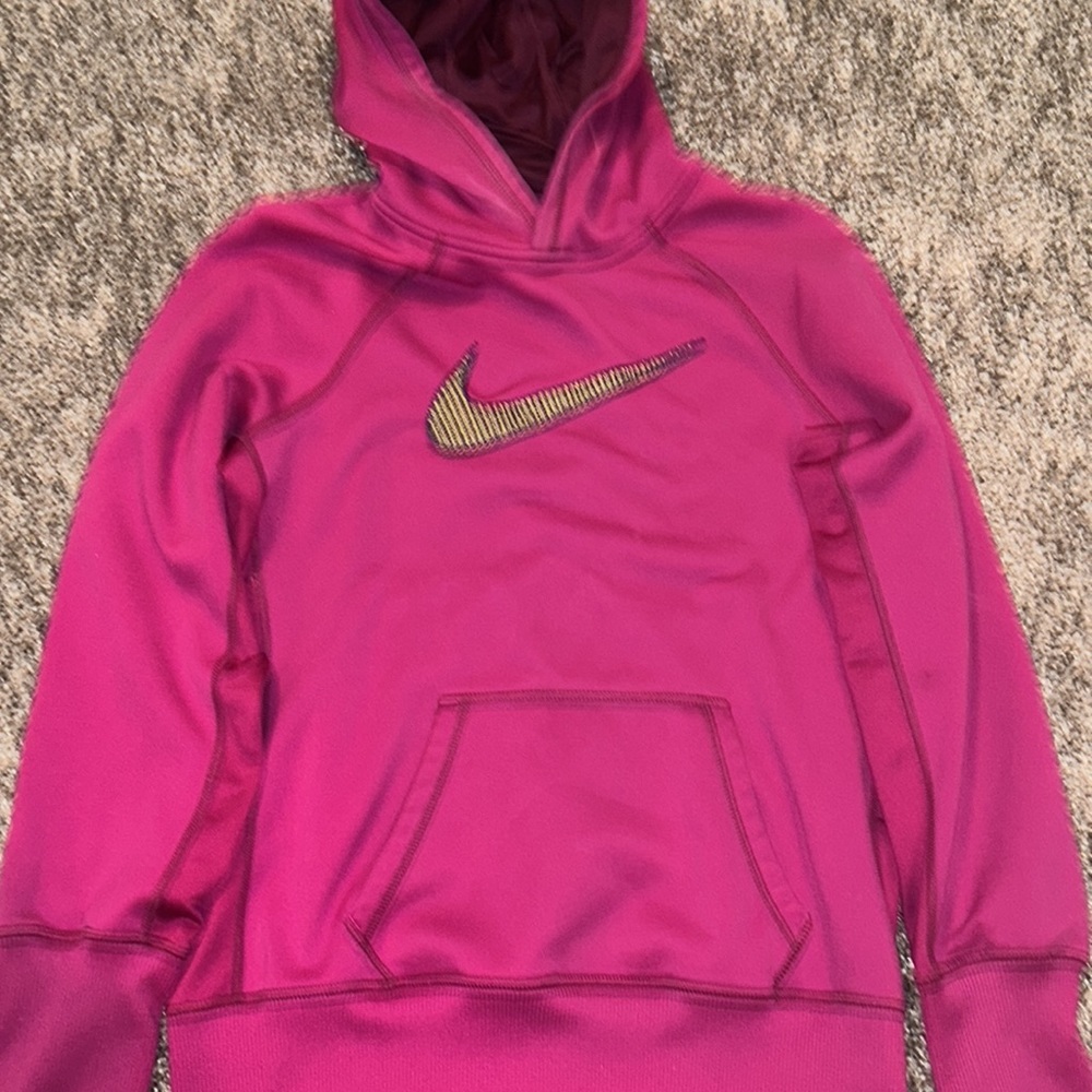Women’s Medium Nike Hoodie Purple, Green and Blue. - Picture 4 of 6